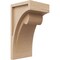 Ekena Millwork 7"W x 7"D x 14"H Wide Viola Rough Cedar Woodgrain TimberThane Corbel, Primed Tan CORUR07X07X14VIORCPR - alternate 1